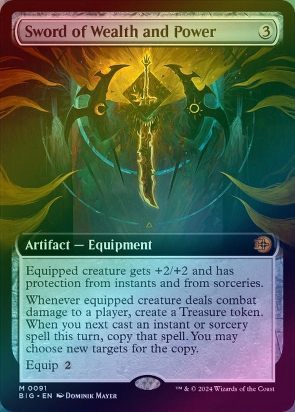 Sword of Wealth and Power - Extended Art (Foil) (BIG)