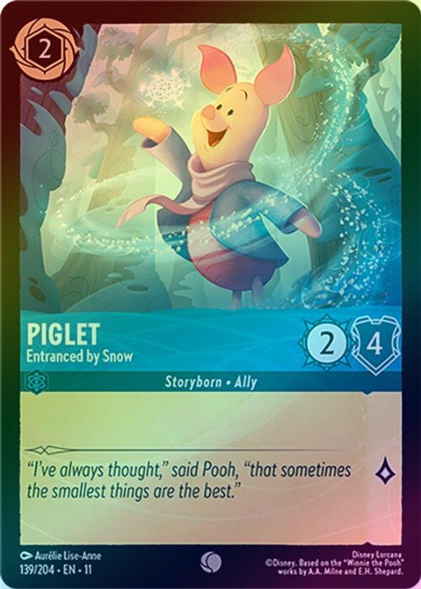 Piglet (Entranced by Snow) - 139/204 - Common (Foil)