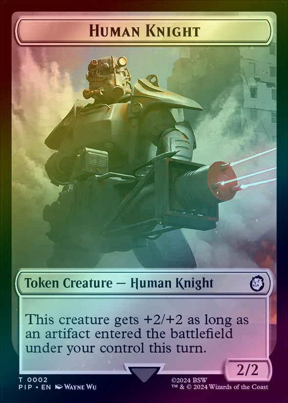 Human Knight // Junk Token (Foil) (TPIP)