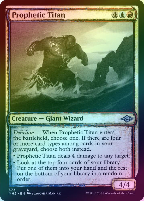 Prophetic Titan - Sketch Showcase (Foil) (MH2)