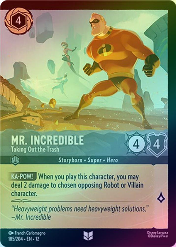Mr. Incredible (Taking Out the Trash) - 185/204 - Uncommon (Foil)