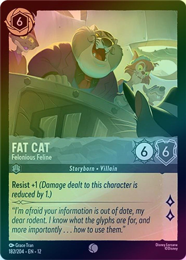 Fat Cat (Felonious Feline) - 182/204 - Common (Foil)