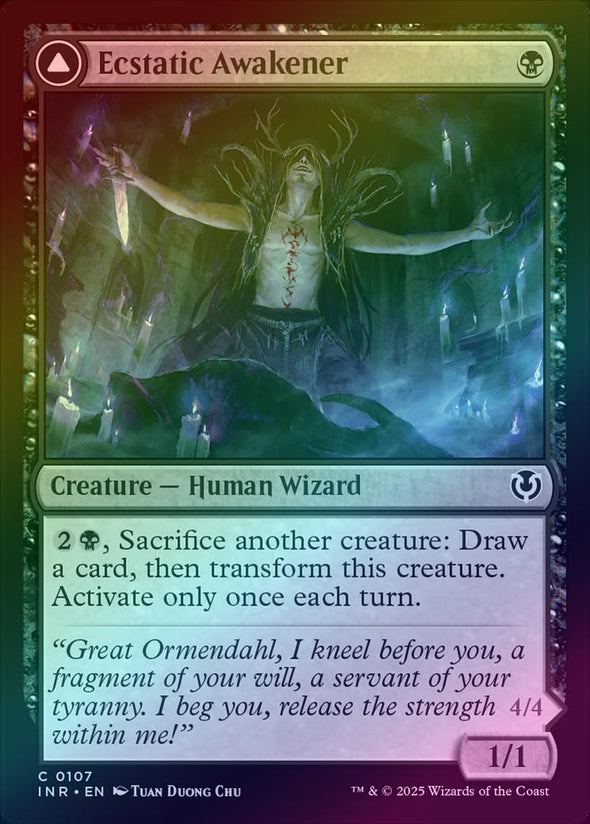 Ecstatic Awakener // Awoken Demon (Foil) (INR)
