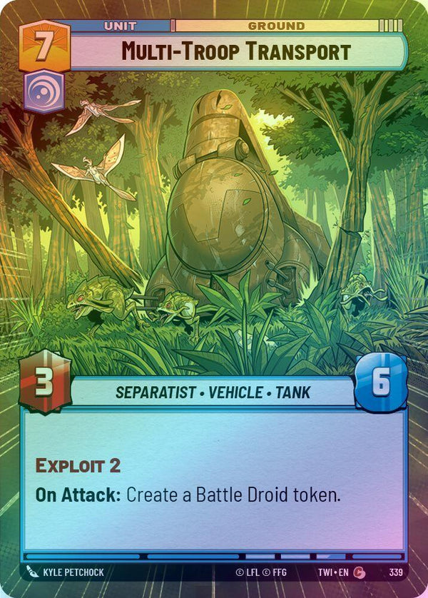 Multi-Troop Transport (Hyperspace) - 339 - Common (Foil)