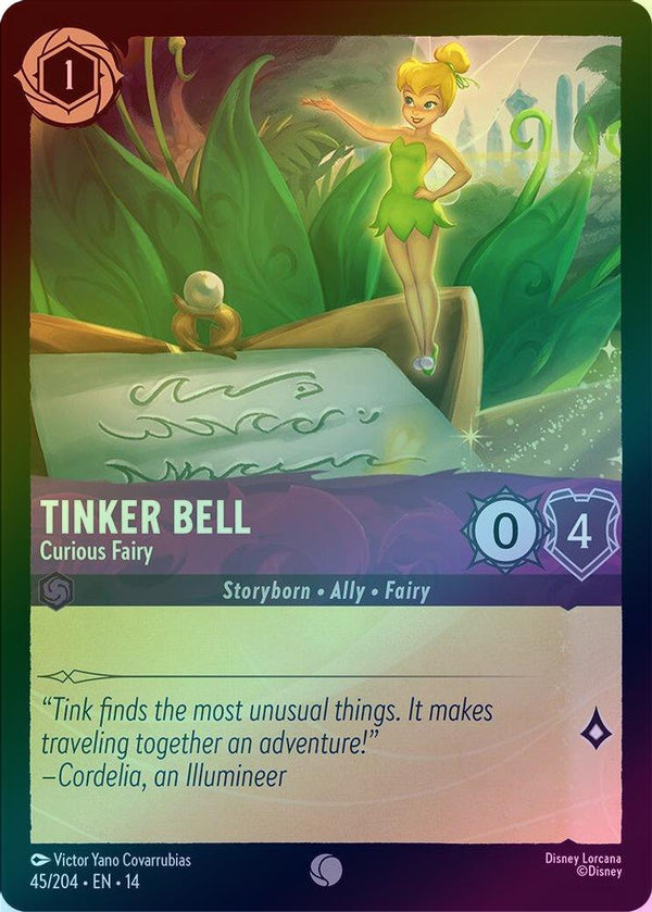 Tinker Bell (Curious Fairy) - 45/204 - Common (Foil)
