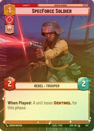 SpecForce Soldier (Hyperspace) - 403 - Common (Foil)