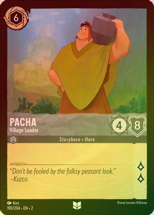 Pacha (Village Leader) - 190/204 - Uncommon (Foil)