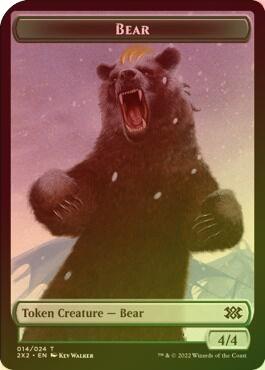 Bear // Monk Token (Foil) (T2X2)