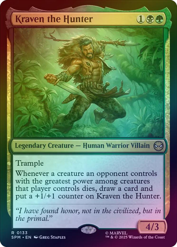 Kraven the Hunter (Foil) (SPM)