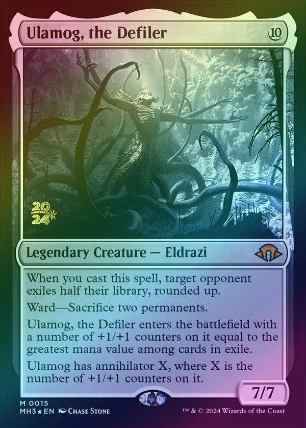 Ulamog, the Defiler - Prerelease Promo (Foil) (PMH3)