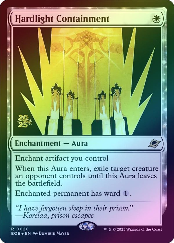 Hardlight Containment - Prerelease Promo (Foil) (PEOE)