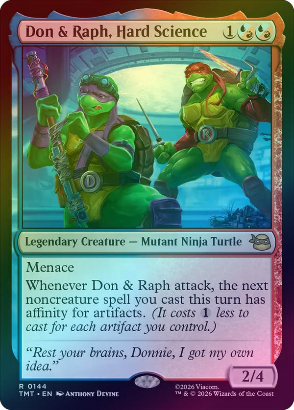 Don & Raph, Hard Science (Foil) (TMT)