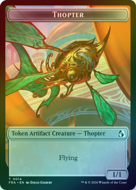 Heartwood // Thopter Token (Foil) (Pre-Order) (TFRA)