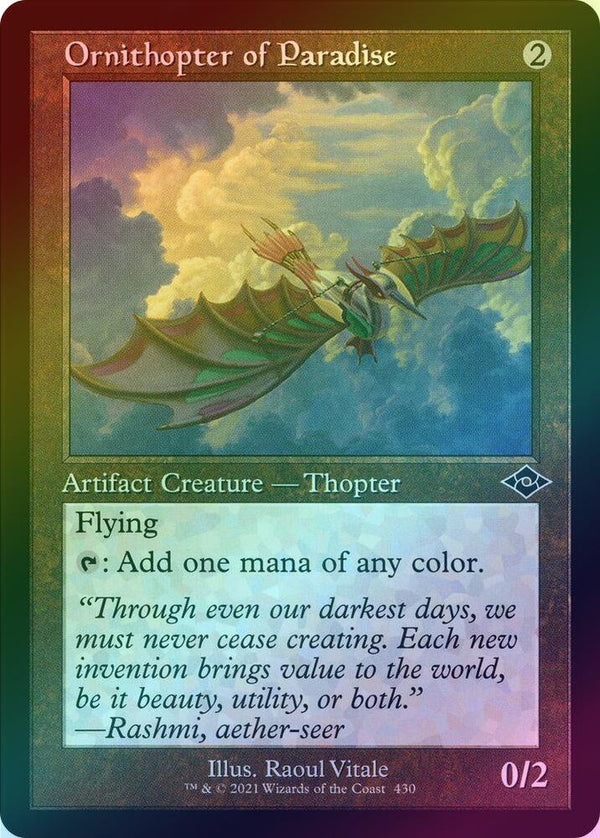 Ornithopter of Paradise - Retro Frame (Foil) (MH2)