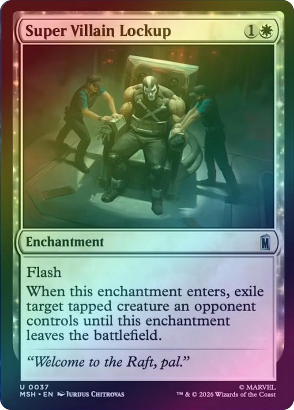 Super Villain Lockup (Foil) (MSH) (Pre-Order)