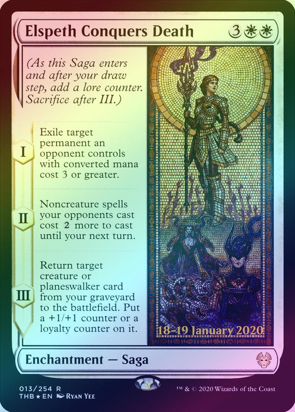 Elspeth Conquers Death - Prerelease Promo (PTHB) (Foil)