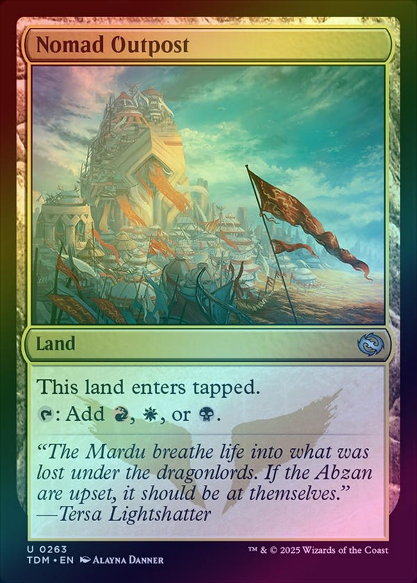 Nomad Outpost (Foil) (TDM)