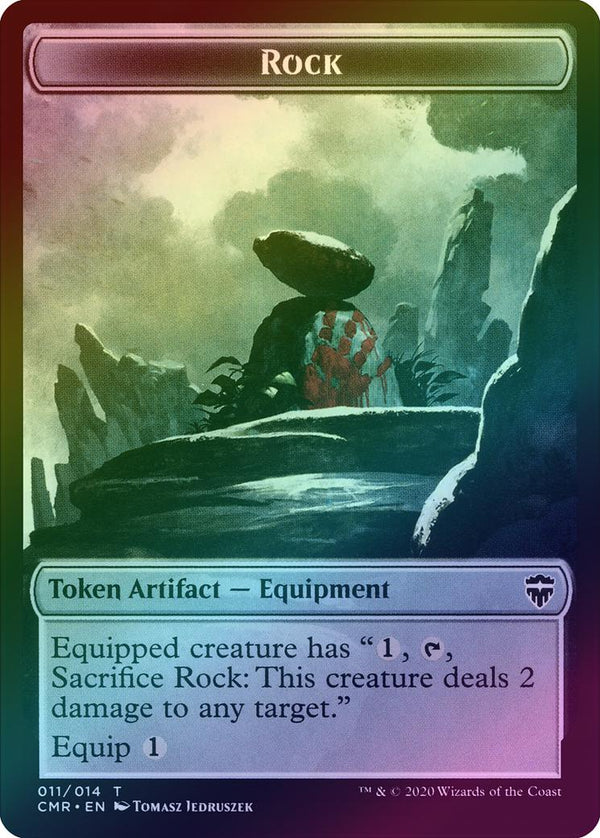 Rock Token (Foil) (TCMR)