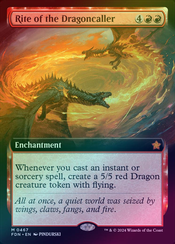 Rite of the Dragoncaller - Extended Art (Foil) (FDN)