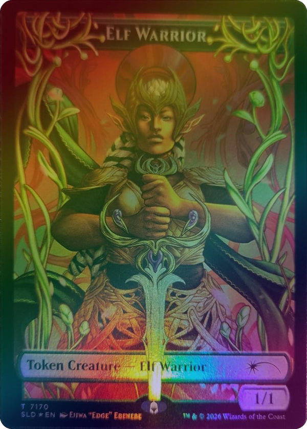 Elf Warrior Token - Their Magic is Limitless (Foil) (SLD)