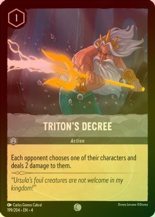 Triton's Decree - 199/204 - Common (Foil)