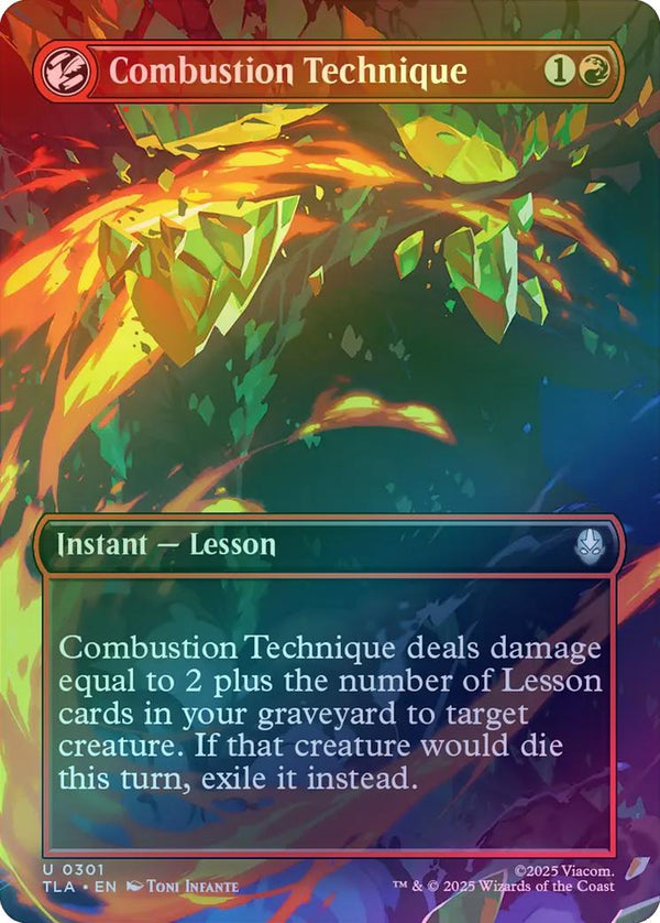 Combustion Technique - Borderless Scene (Foil) (TLA)