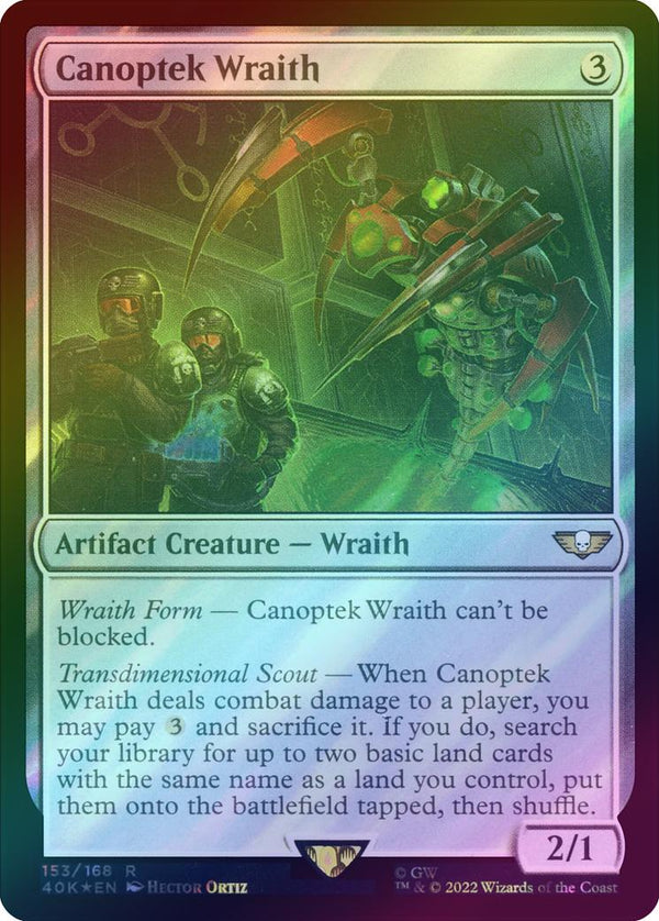 Canoptek Wraith (Surge Foil) (40K)
