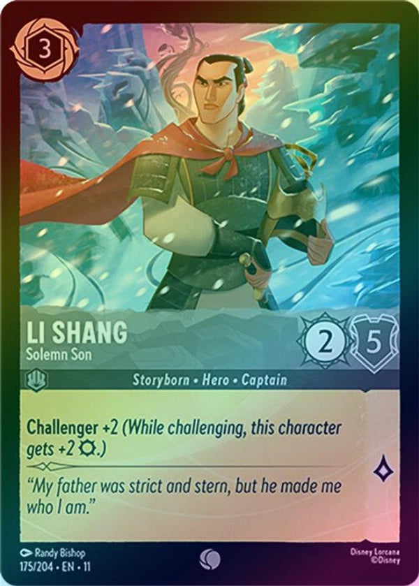 Li Shang (Solemn Son) - 175/204 - Common (Foil)