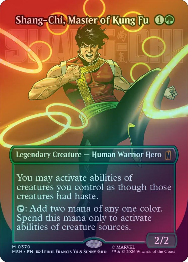 Shang-Chi, Master of Kung Fu - Logo Showcase (Foil) (MSH) (Pre-Order)