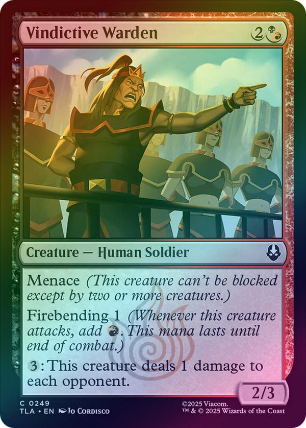 Vindictive Warden (Foil) (TLA)