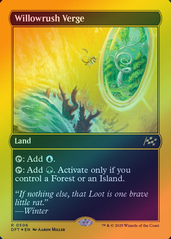 Willowrush Verge (First-Place Foil) (DFT)