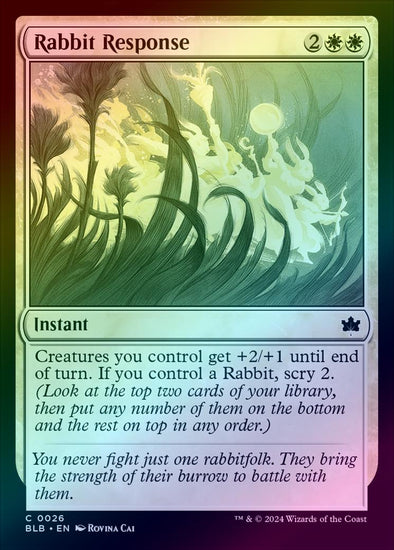 Rabbit Response (Foil) (BLB)