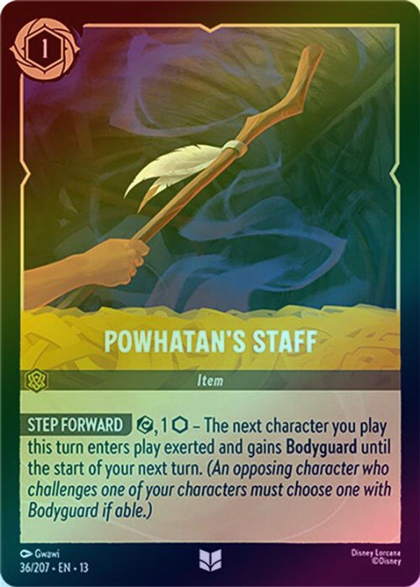 Powhatan's Staff - 36/207 - Uncommon (Foil)