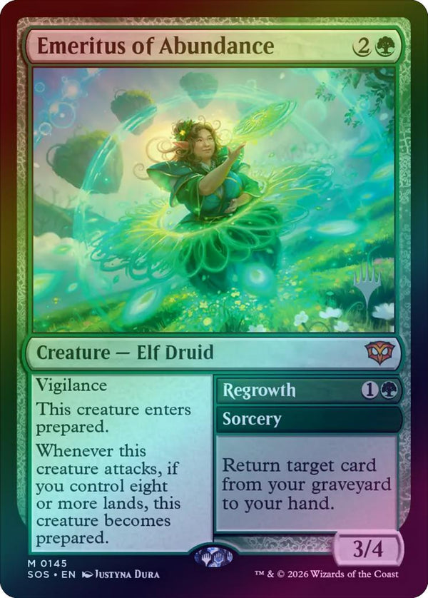 Emeritus of Abundance // Regrowth - Promo Pack (Foil) (PSOS)