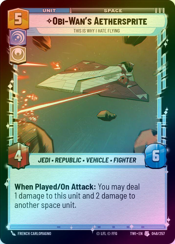Obi-Wan’s Aethersprite - This is Why I Hate Flying - 048/257 - Uncommon (Foil)