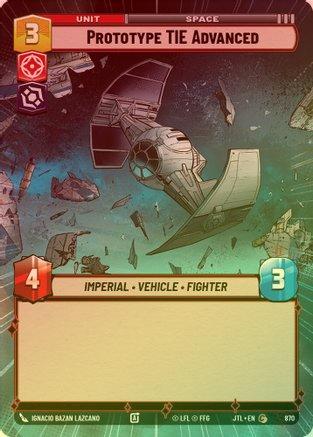 Prototype TIE Advanced (Hyperspace) - 870 - Common (Foil)