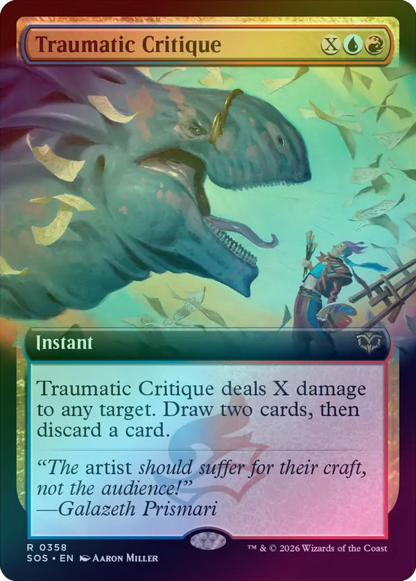 Traumatic Critique - Extended Art (Foil) (SOS)