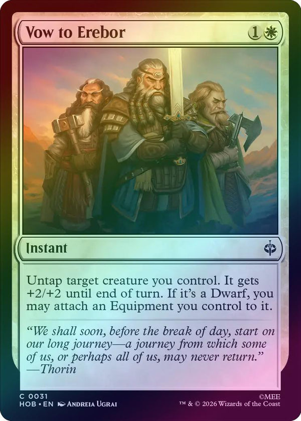 Vow to Erebor (Foil) (HOB) (Pre-Order)