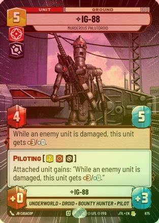 IG-88 - Murderous Phlutdroid (Hyperspace) - 875 - Rare (Foil)