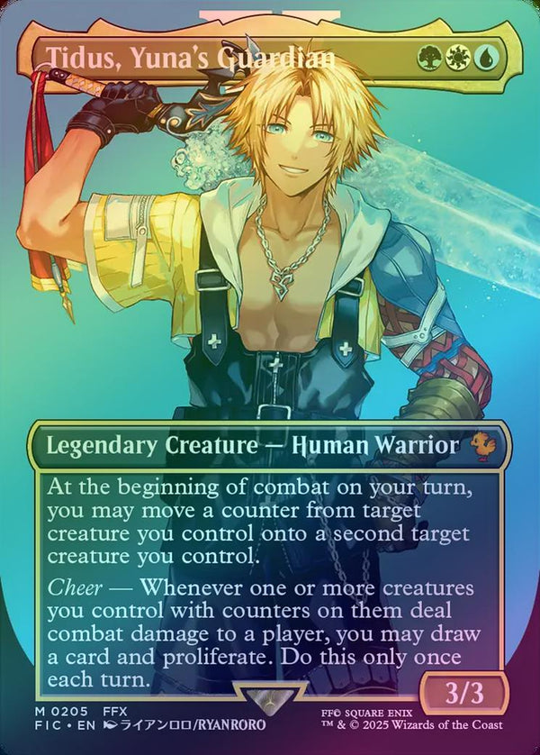 Tidus, Yuna's Guardian - Borderless (Foil) (FIC)