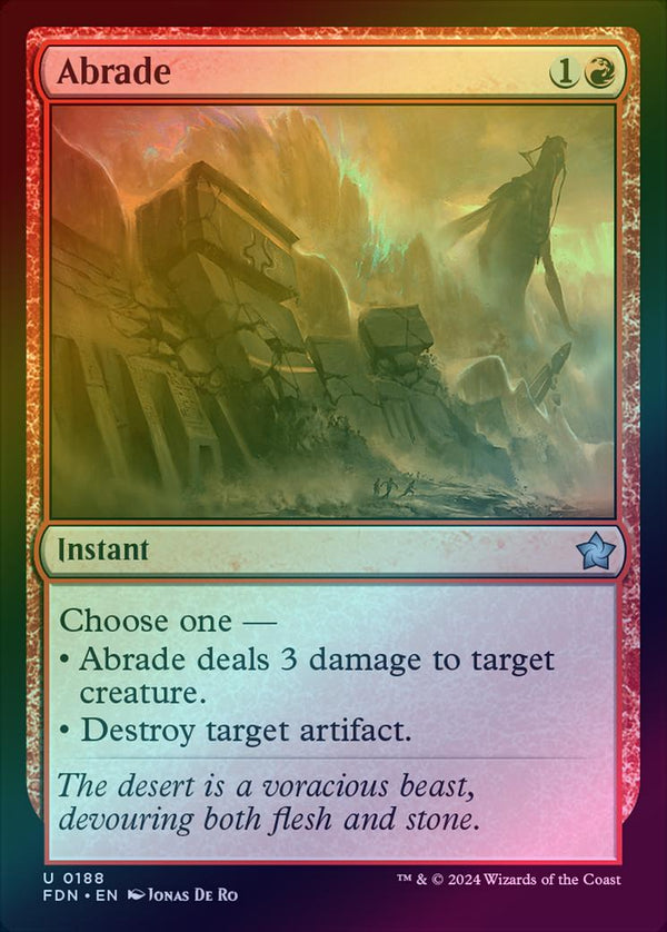 Abrade (Foil) (FDN)