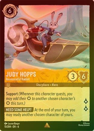 Judy Hopps (Resourceful Rabbit) - 15/204 - Rare (Foil)