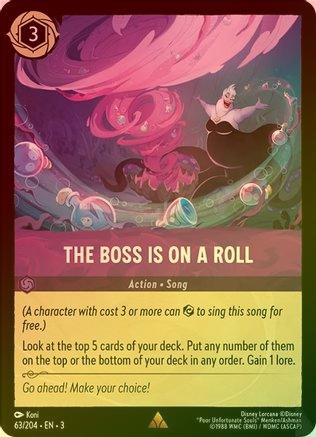 The Boss is on a Roll - 63/204 - Rare (Foil)