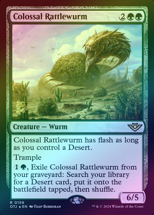 Colossal Rattlewurm - Prerelease Promo (Foil) (POTJ)