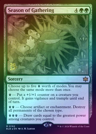 Season of Gathering - Prerelease Promo (Foil) (PBLB)