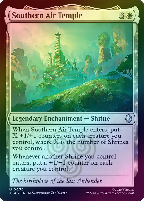 Southern Air Temple (Foil) (TLA)