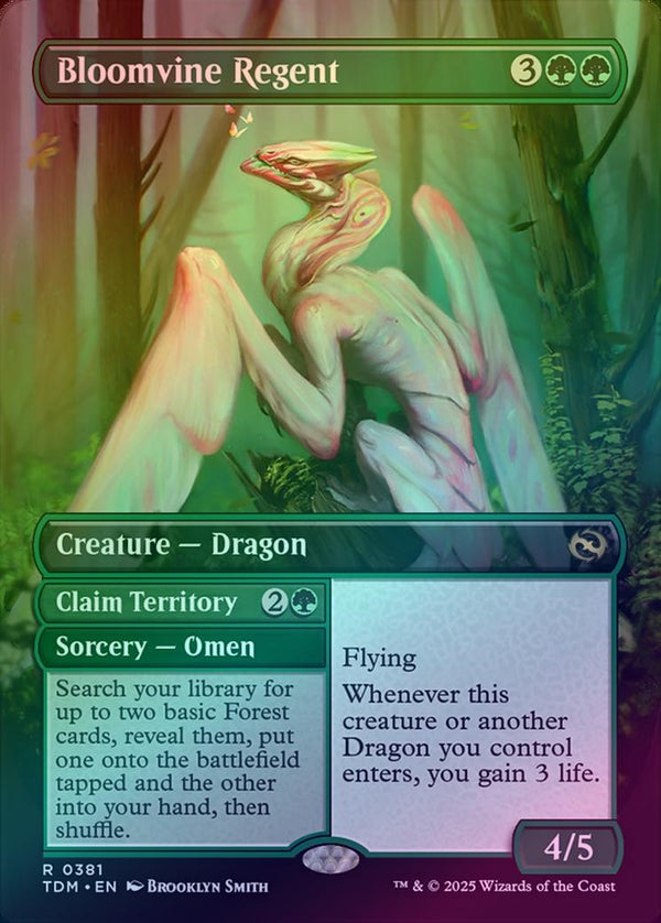 Bloomvine Regent // Claim Territory - Reversible Borderless (Foil) (TDM)