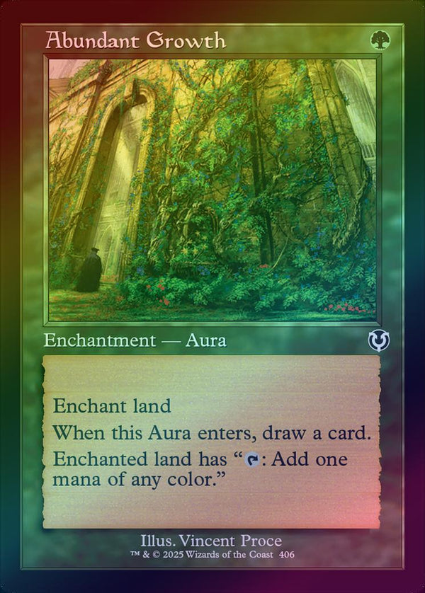 Abundant Growth - Retro Frame (Foil) (INR)