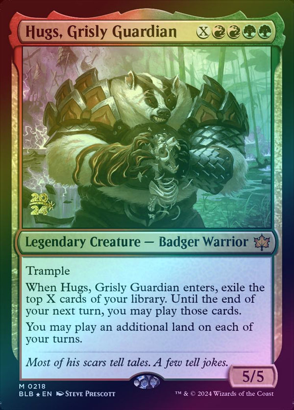Hugs, Grisly Guardian - Prerelease Promo (Foil) (PBLB)