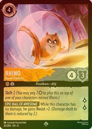 Rhino (Power Hamster) - 30/204 - Super Rare (Foil)